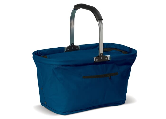 Panier isotherme pliable publicitaire Bleu foncé